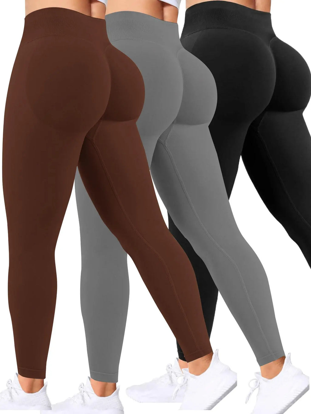Workout Gym Leggings for Women, Fitness Seamless Sculpt Leggings, Seamless Compression Tummy Control Leggings, Mid Rise Yoga Pants, Hidden Scrunch, Butt Lifting Gym Yoga Pants, Workout Athletic Leggings, Gym Fitness Sportswear
